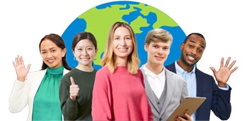 120ヵ国以上1万名以上の講師陣